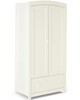 Mia 3 Piece Cotbed Set with Dresser Changer and Wardrobe- White image number 9
